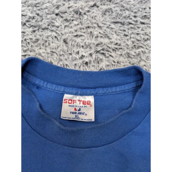 Vintage Cheers TV Show Shirt Adult Extra Large Blue 80s Made In USA Grunge Men - Picture 2 of 6